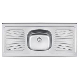 MESADA 1.80M CON PILETA CENTRAL. TRAMONTINA