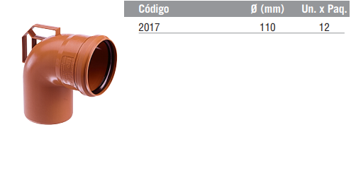 Codo con base a 87º 30’ M-H