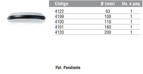 O ring MOL de triple labio