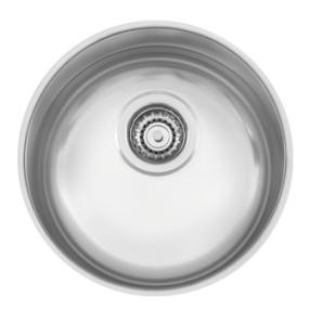 PILETA ADOSAR TRAMONTINA D: 38 REDONDA ACERO 304 PROF. 17 SATIN